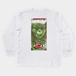 Merry christmas Grinch Kids Long Sleeve T-Shirt